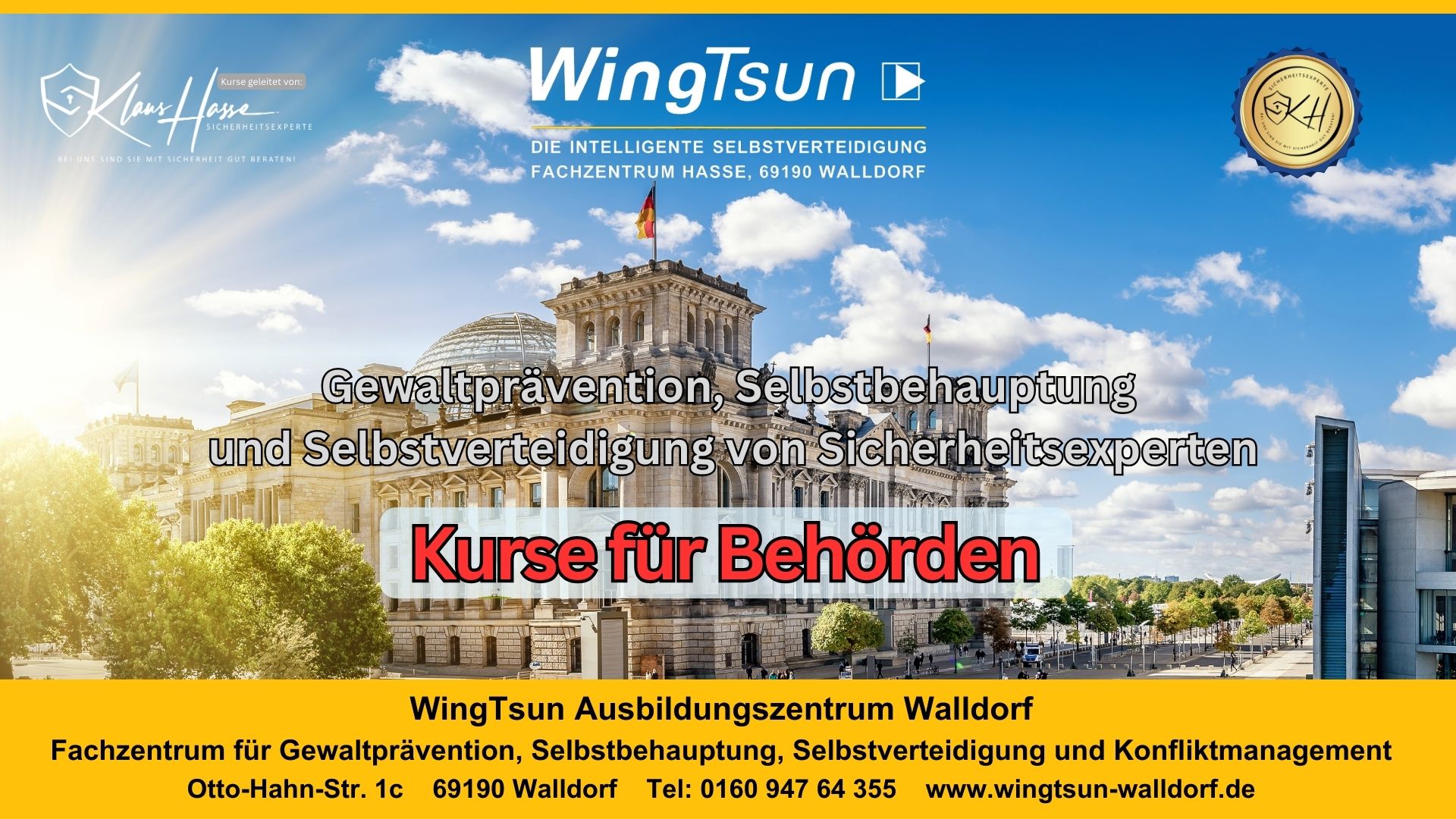 Gewaltprävention, Selbstbehauptung und Selbstverteidigung für Behörden