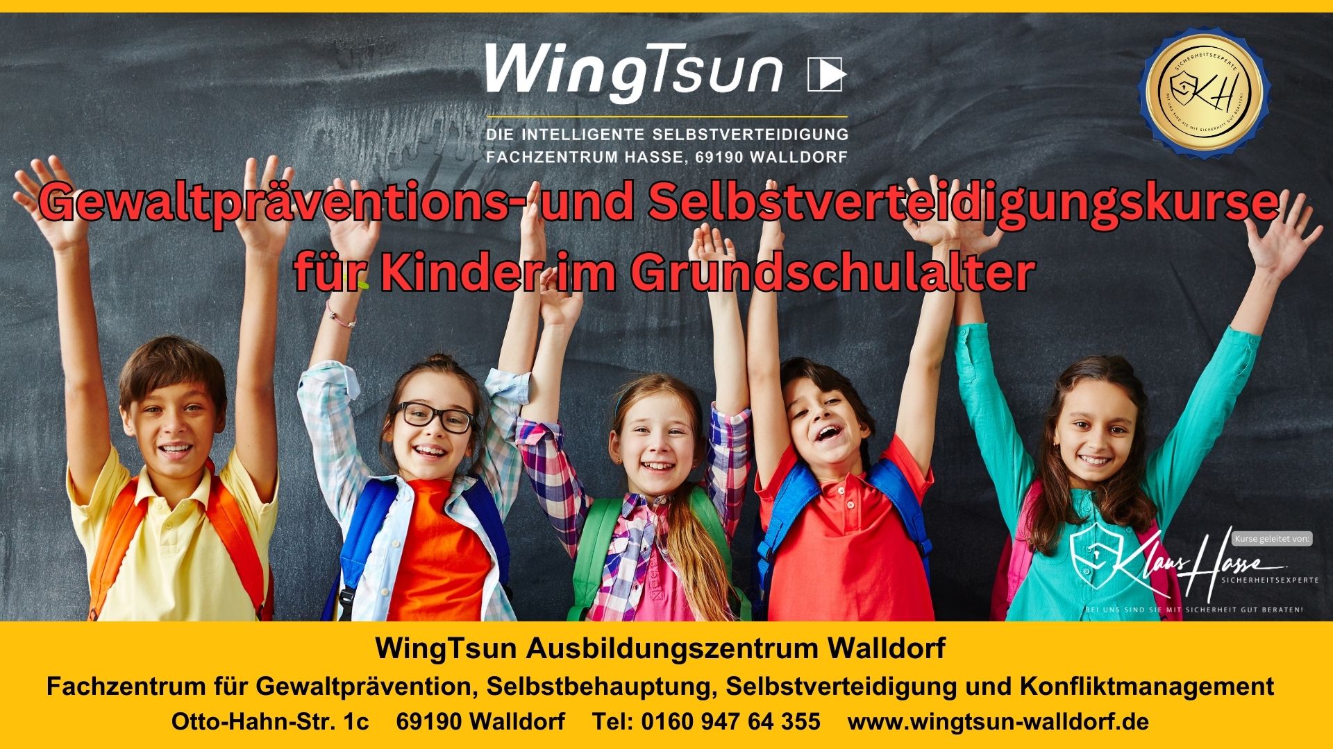 Gewaltprävention, Selbstbehauptung und Selbstverteidigung für Grundschulkinder (4 Module)