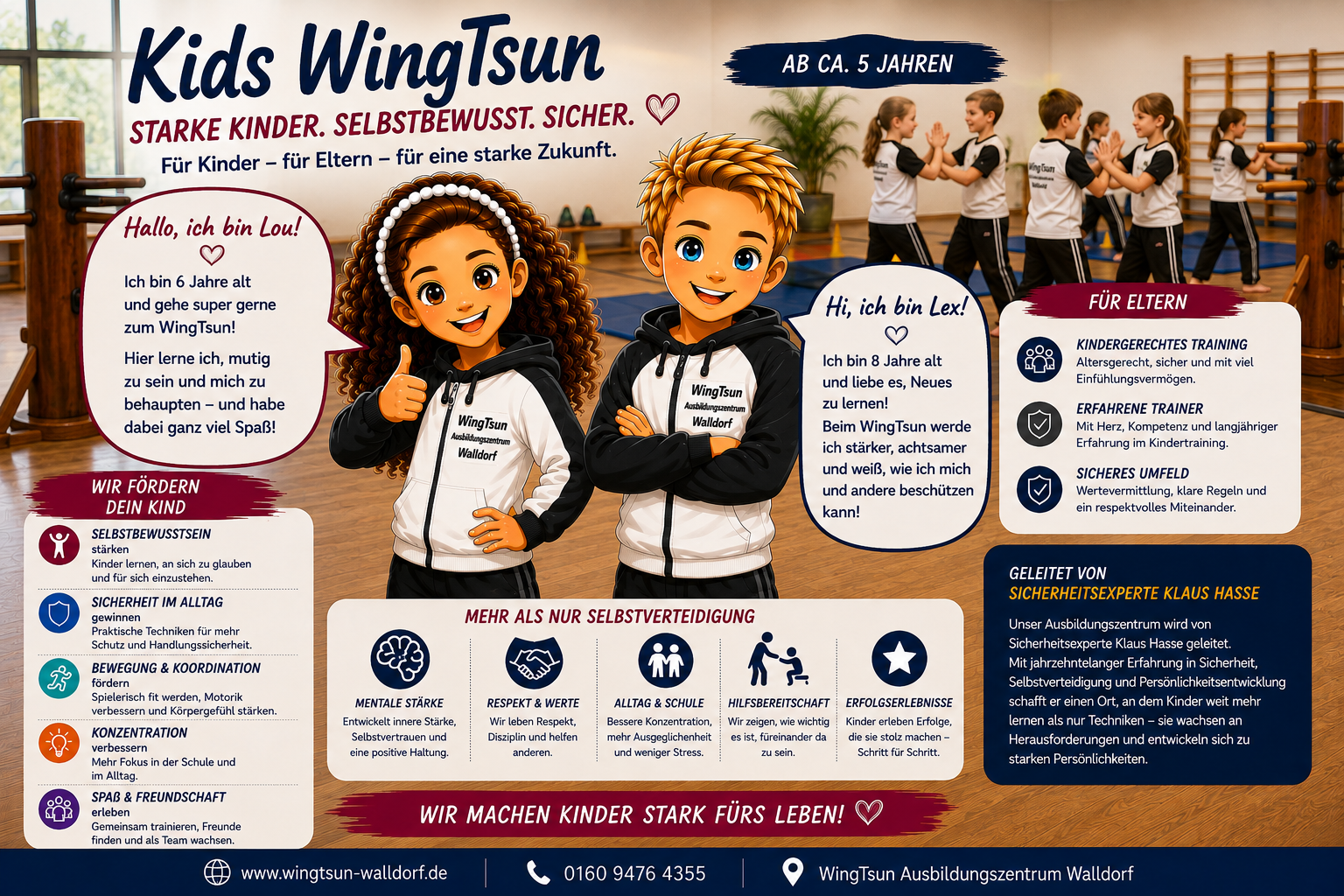 WingTsun für Kinder- Training durch Experten WingTsun für Kinder - Training durch Experten
